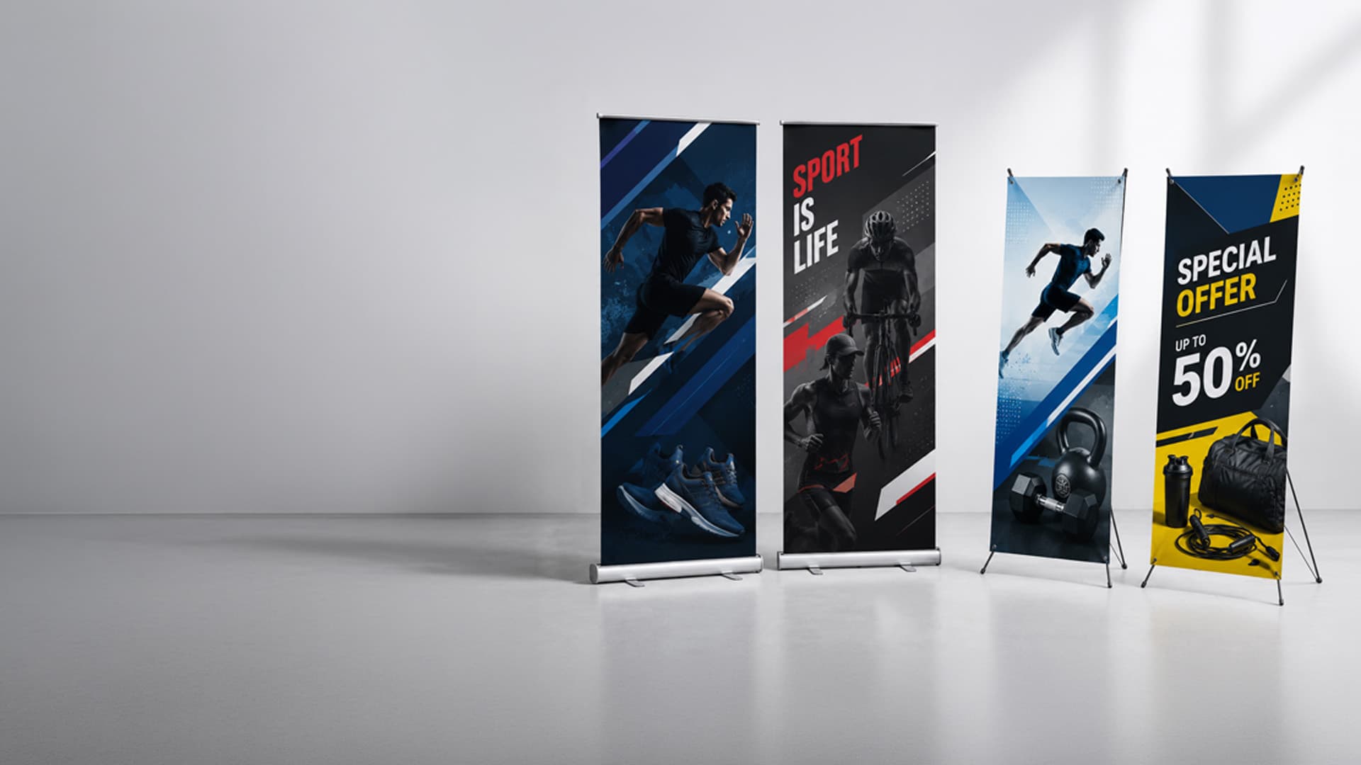 Roll Up X-Stand