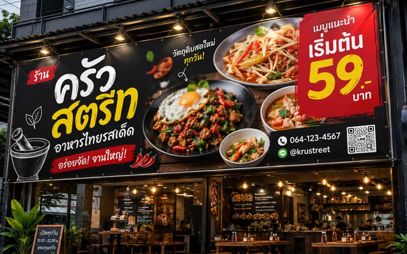 ป้ายไวนิล