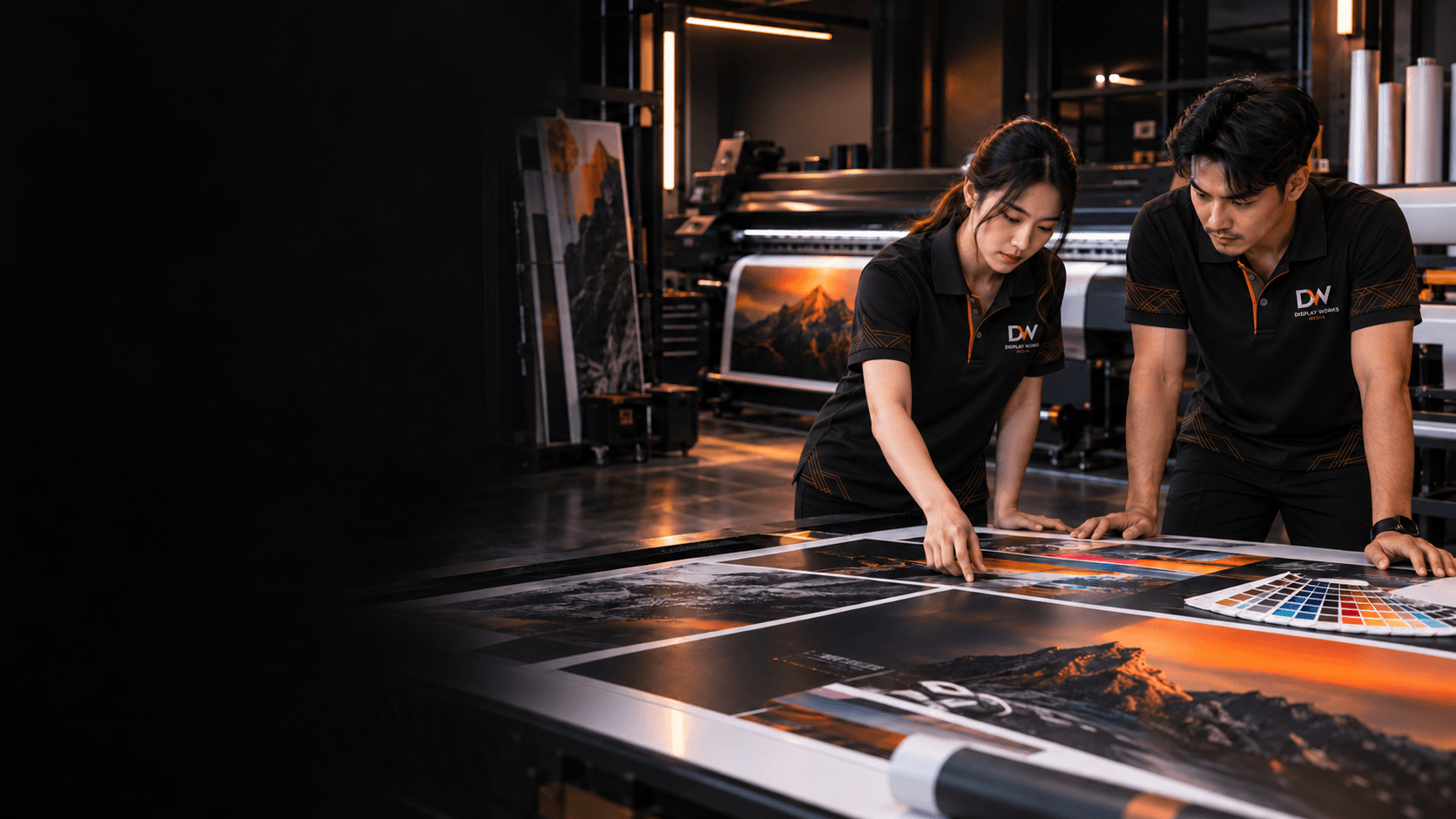 เครื่องพิมพ์งานป้ายและสื่อโฆษณา Display Works Media